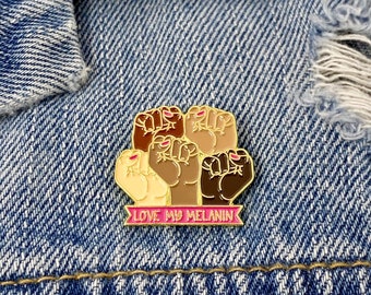 Love My Melanin Pin