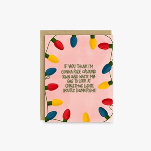 Découvrez les lumières de Noël en coffret de cartes de Noël | Coffret humoristique pour les fêtes avec lumières festives