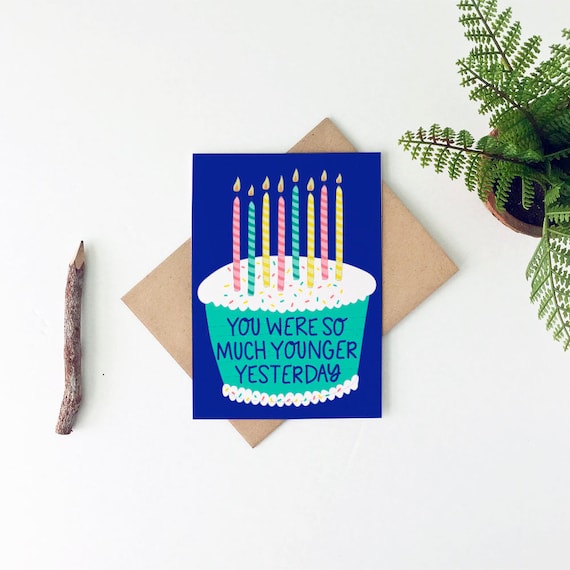 Funny Birthday Card - Funny Birthday Card for Friend - Birthday Card for Her - Birthday Card for Him Il_570xn