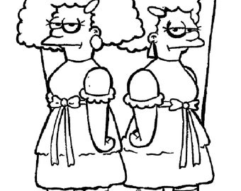 Simpsons Pencils Etsy