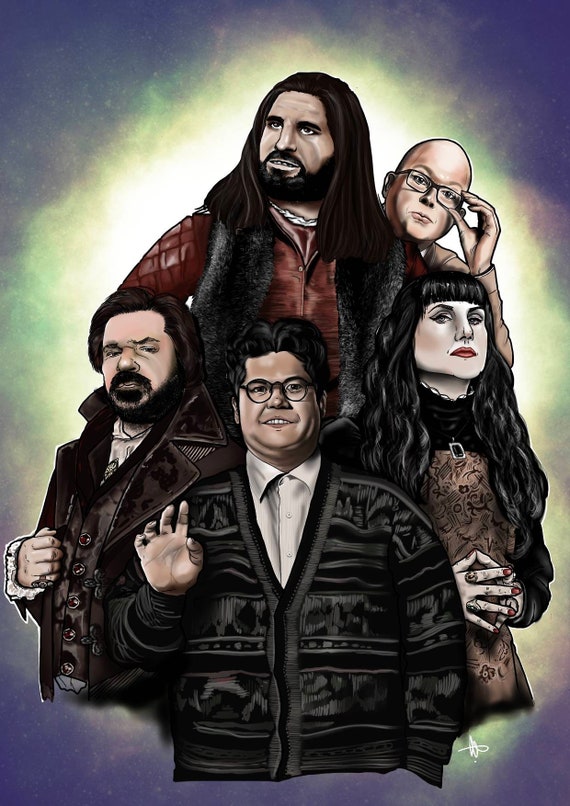 What We Do in the Shadows Fan Art / Guillermo Dela Cruz / Fan - Etsy - What We Do In The Shadows Wall Art
