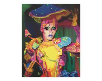 Cheddar Gorgeous - Ru Pauls Drag UK Race Fan Art - Giclée print