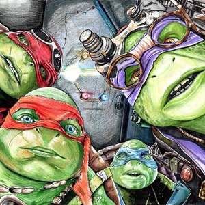 TMNT / Teenage Mutant Ninja Turtles / tmnt turtle art print