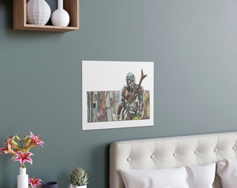 Mandalorian - Giclée print