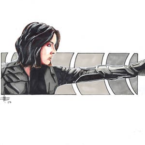 Agents of SHIELD / Agent Johnson / Fan Art / Marvel Fan Art / Chloe Bennet Fan Art print image 1