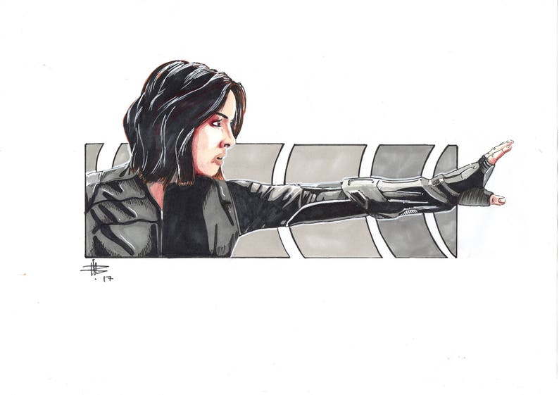 Agents of SHIELD / Agent Johnson / Fan Art / Marvel Fan Art / Chloe Bennet Fan Art print image 1