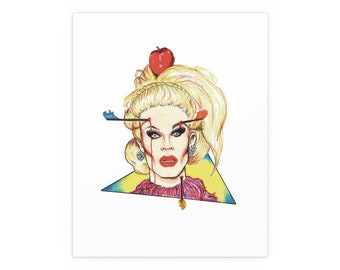 Katya Zamolodchikova - Ru Pauls Drag Race Fan Art - Giclée print