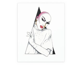Sasha Velour - Ru Pauls Drag Race Fan Art - Giclée print