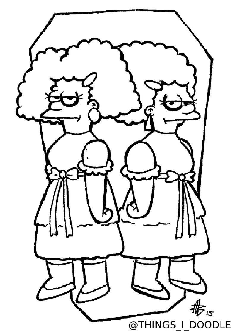 Small Horror Themed Colouring Pages / Embroidery Patterns | Etsy