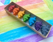Easter Crayons Set of 6 Bear Shaped Crayons Bear Valentine Easter Basket Crayon Zoo Birthday Party Favor Gifts for Kids