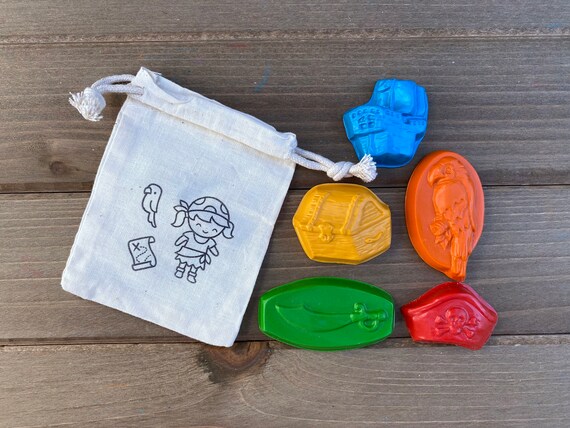 Pirate Crayons - Pirate Girl Party Favors - Girls Pirate Birthday Party - Gifts For Kids - Kids Party Favors - Girls Pirate Party Favor Bags Il_570xn