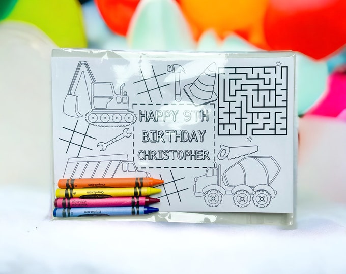 Party Favor Coloring Kit