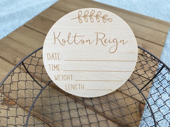 personalized baby signs