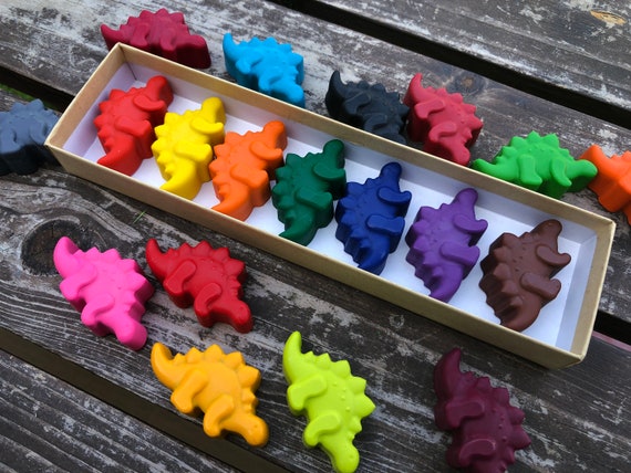 Dinosaur Crayons - Dinosaur Party Favors - Kids Gifts - Gifts For Kids - Kids Birthday Gifts - Easter Basket Stuffers - Kids Party Favors Il_570xn