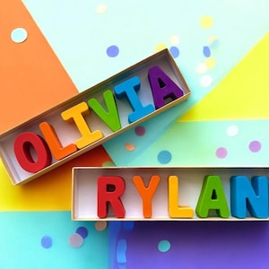 Kids Holiday Gifts - Kids Stocking Stuffers - NAME Crayons - Personalized Gifts For Kids - Stocking Stuffers For Kids - Top Gifts For Kids