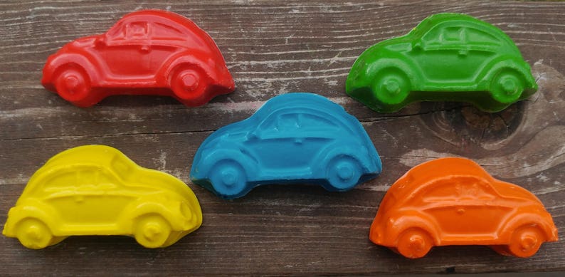 Gifts Cars Birthday Party Favors Car Crayons set of 10 Party Favors Classic Cars Car Party Favors Cars Party Cars Party Favors