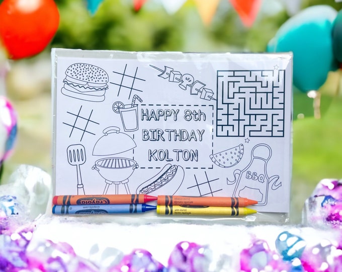 Party Favor Coloring Kit