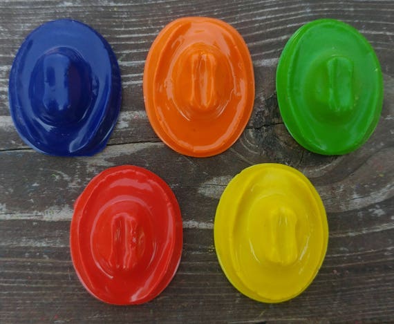 Cowboy Hat Crayons Set Of 20 - Cowboy Hat Party Favors - Cowboy Hat Party - Cowboy Party Favors - Kids Party Favors - Cowboy Party - Gifts Il_570xn