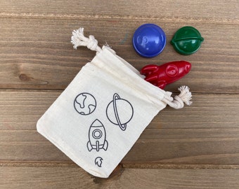 Space Crayons - Space Party Favors - Space Birthday Party Favors - Kids Party Favors - Outer Space Party Favor Bags - Gifts For Kids - Favor