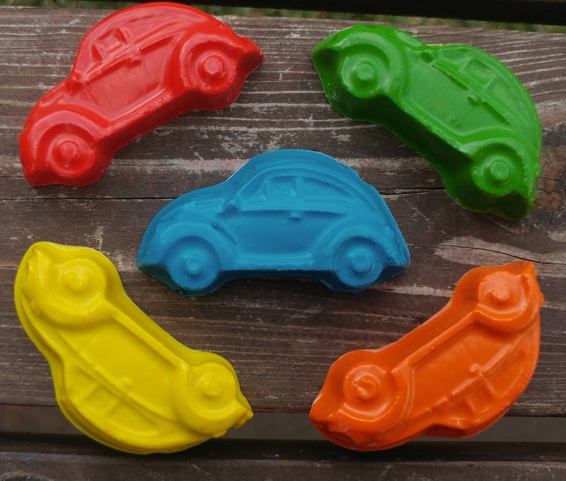 Gifts Cars Birthday Party Favors Car Crayons set of 10 Party Favors Classic Cars Car Party Favors Cars Party Cars Party Favors