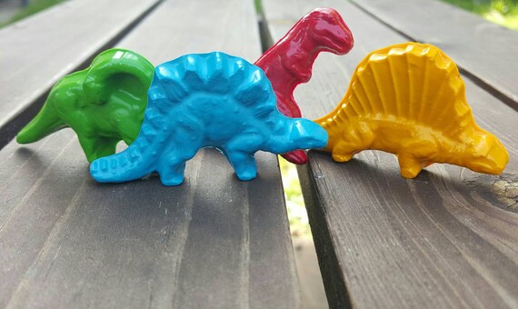 Dinosaur crayons set of 12 - Dinosaur Party Favors - Dinosaur Gifts - Dinosaur Party - Dinosaur Birthday - Gifts For Kids - Shaped Crayons Il_570xn