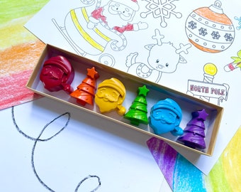 Santa Claus Crayons - Gifts For Kids - Stocking Stuffers - Kids Christmas Gifts - Kids Stocking Stuffers - Gifts For Boys - Gifts For Girls