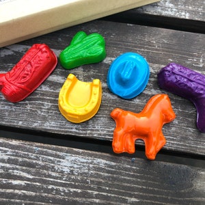 Cowboy Crayons Western Party Favors Gifts For Kids Cowboy Party Favors Stocking Stuffers Cowgirl Party Favors Kids Party Favor image 6