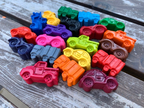 Car and Truck Crayons - Car Party Favors - Vehicle Party - Gifts For Kids - Transportation Party - Truck Party Favors - Kids Party Favors Il_570xn