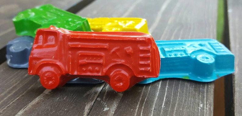 Fire Truck Birthday Party Favors Fireman Party Favors Classroom Favors Fire Truck Crayons 20 Fireman Party Fire Truck Party Favors
