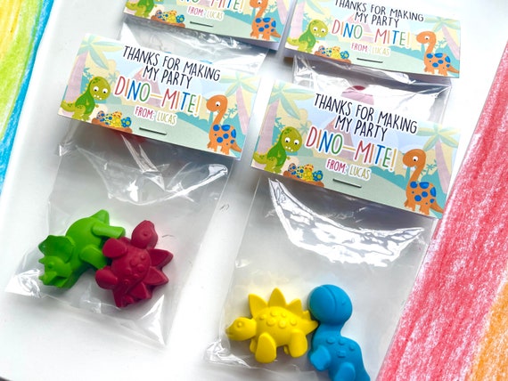 Dinosaur Party Favors, Party Favor Bags, Kids Dinosaur Birthday