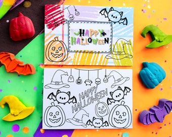 Halloween Crayons - Halloween Party Favors - Halloween Trick Or Treat Favors - Personalized Kids Party Favors - Halloween Classroom Gifts