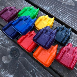 Castle Crayons 20 Castle Party Favors Princess Party Favors Kids Party Favors Class Party Favors Shaped Crayons Gifts For Kids image 3