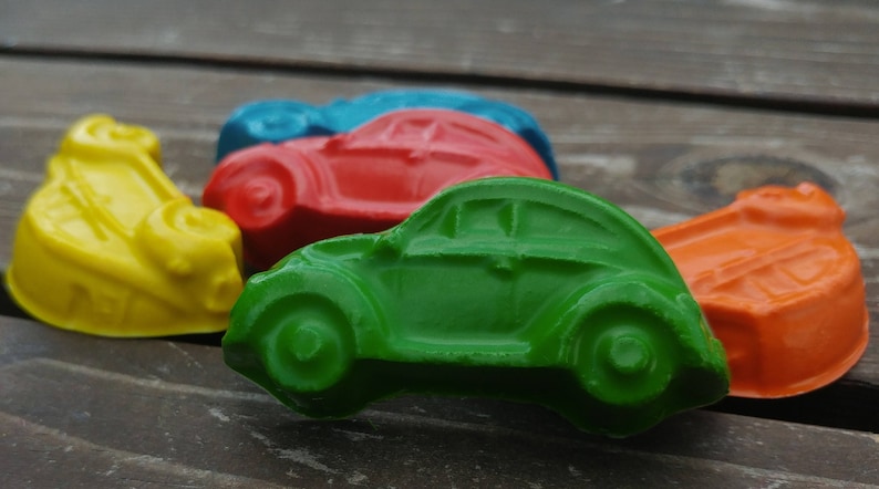 Gifts Cars Birthday Party Favors Car Crayons set of 10 Party Favors Classic Cars Car Party Favors Cars Party Cars Party Favors