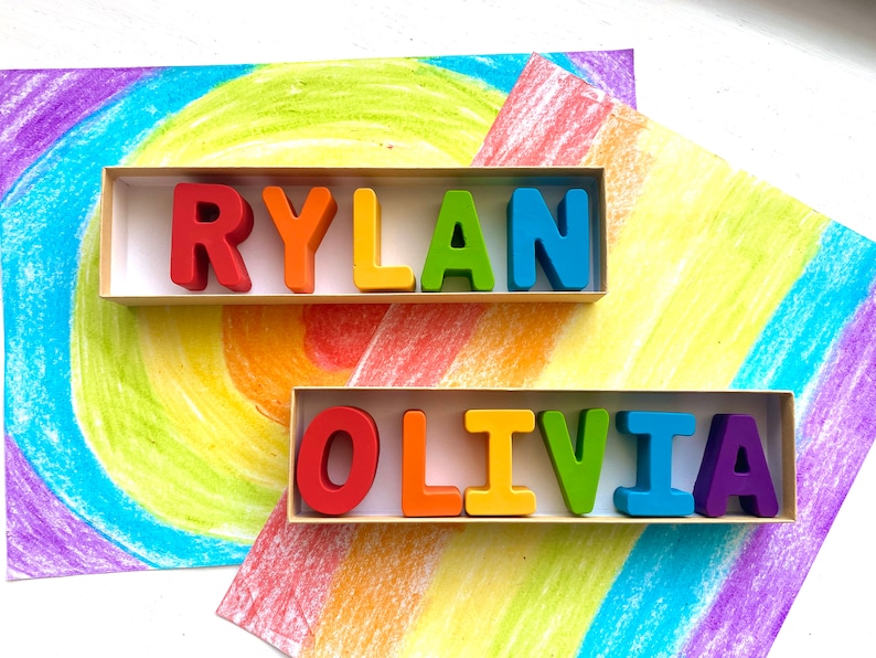 NAME Crayons  Kids Easter Gifts  Easter Gifts For Kids  image 0