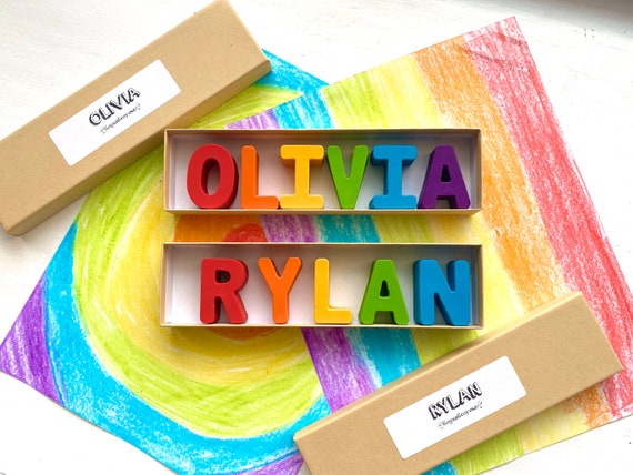 NAME Crayons Personalized Gifts for Kids Kids Valentines Day Gifts