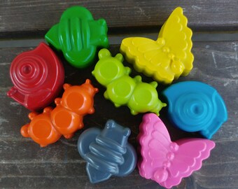 Insect Crayons set of 40 - Bug Party Favors - Insect Party Favors - Butterfly Crayons - Kids Party Favors - Class Favors - Shaped Crayons