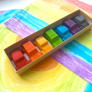 Car Crayons - Car Party Favors - Gifts For Kids - Stocking Stuffers For Kids - Birthday Gifts - Kids Gifts - Kids Party Favor - Class Favors