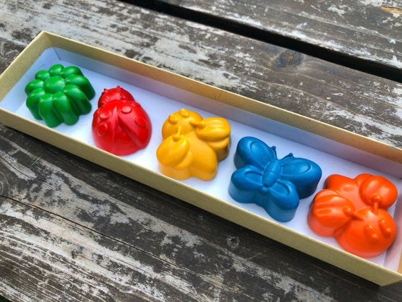 Garden Crayons - Spring Party Favors - Gifts For Kids - Kids Gifts - Kids Party Favors - Stocking Stuffers For Kids - Easter Basket Stuffers Il_570xn