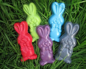 Easter Bunny Crayons 10 - Easter Basket Fillers - Kids Gifts - Easter Gifts For Kids Classroom Favors Party Favors - Easter Basket Stuffers