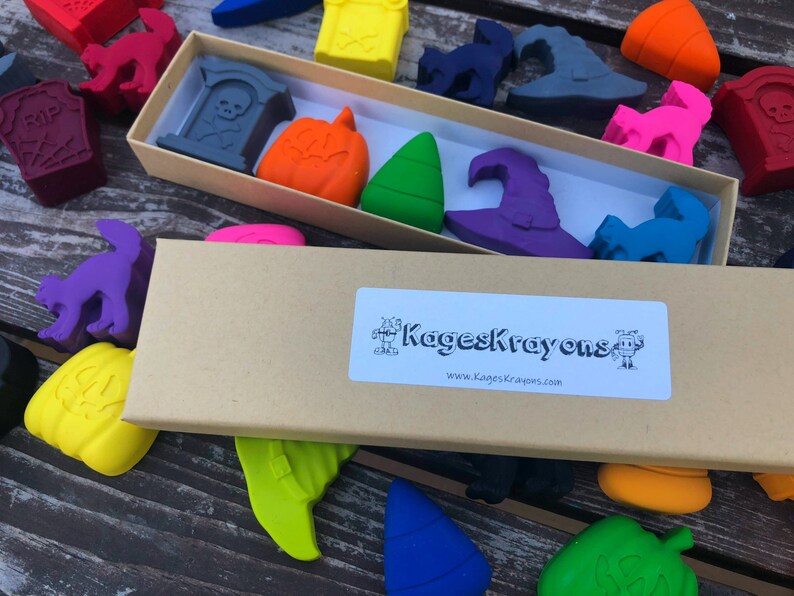 Halloween Crayons Halloween Treats Halloween Gifts for Etsy