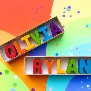 Kids Holiday Gifts - Personalized Name Crayons -  Personalized Holiday Gifts For Kids - Gifts For Kids - Kids Stocking Stuffers - Holidays