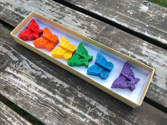 Butterfly Crayons - Butterfly Party Favors - Kids Gifts - Stocking Stuffers For Kids - Birthday Gifts - Gifts For Kids - Kids Party Favors Il_570xn