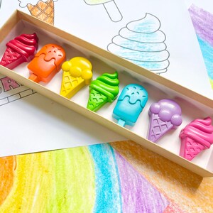 Crayons de crème glacée Cotillons de crème glacée Cadeaux pour les enfants Bas de Noël Panier de Pâques Cadeaux de la Saint-Valentin pour les enfants image 6