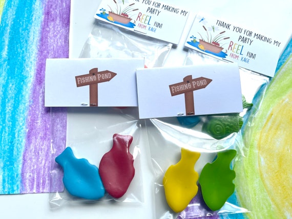 12 Fishing-Themed Gift Bags With Handles - Perfect For Fishing Party Favors, Birthday Decor, Ocean Theme - View #9