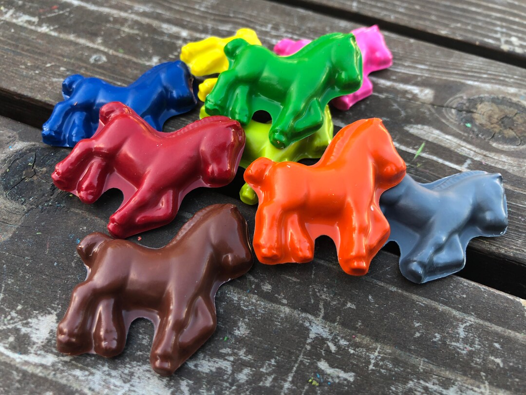 Horse Crayons Set of 20 Horse Party Favors Horse Birthday Etsy