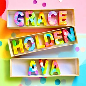 Easter Basket Stuffers For Kids - Personalized NAME Crayons - Custom Gifts For Kids - Easter Basket Fillers - Creative Kids Easter Gifts