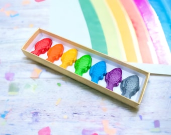 Fish Crayons - Fish Party Favors - Kids Gifts - Gifts For Kids - Kids Birthday Gift - Ocean Birthday - Kids Party Favors - Ocean Party Favor