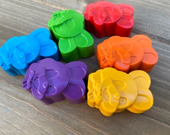 Easter Bunny Crayons 10 - Easter Party Favors - Kids Easter Gifts - Kids Easter Basket Fillers - Easter Gifts For Kids - Kids Party Favors