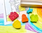 Knight Crayons - Dragon Party - Medieval Knight Party Favors - Fairytale Birthday Party Favors - Stocking Stuffers - Easter Basket Stuffers Il_170x135