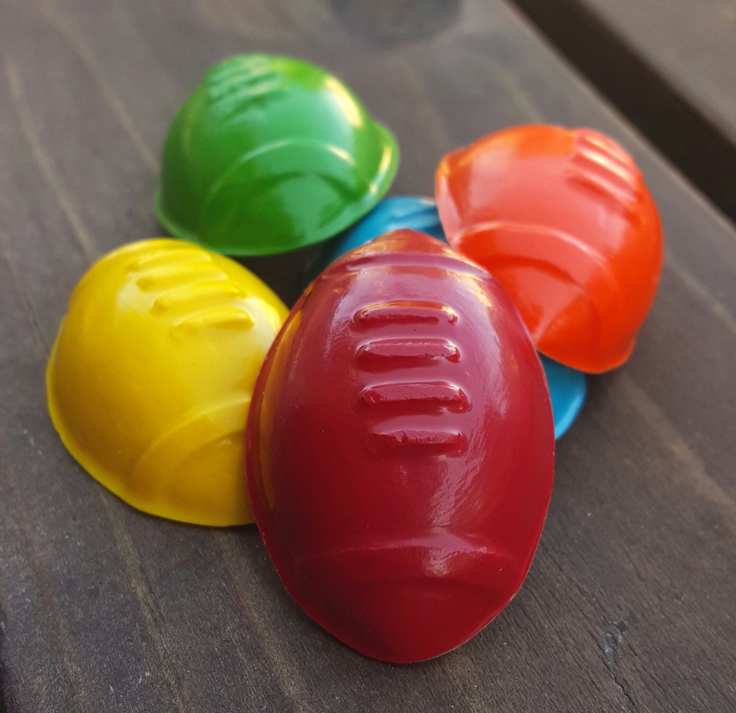 Football Crayons Set of 10 Football Party Favors Football Party Sports  Party Favors Kids Party Favor Crayons Classroom Party Favor 